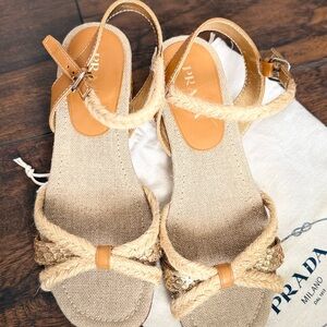 Prada Women's Tan Sandals